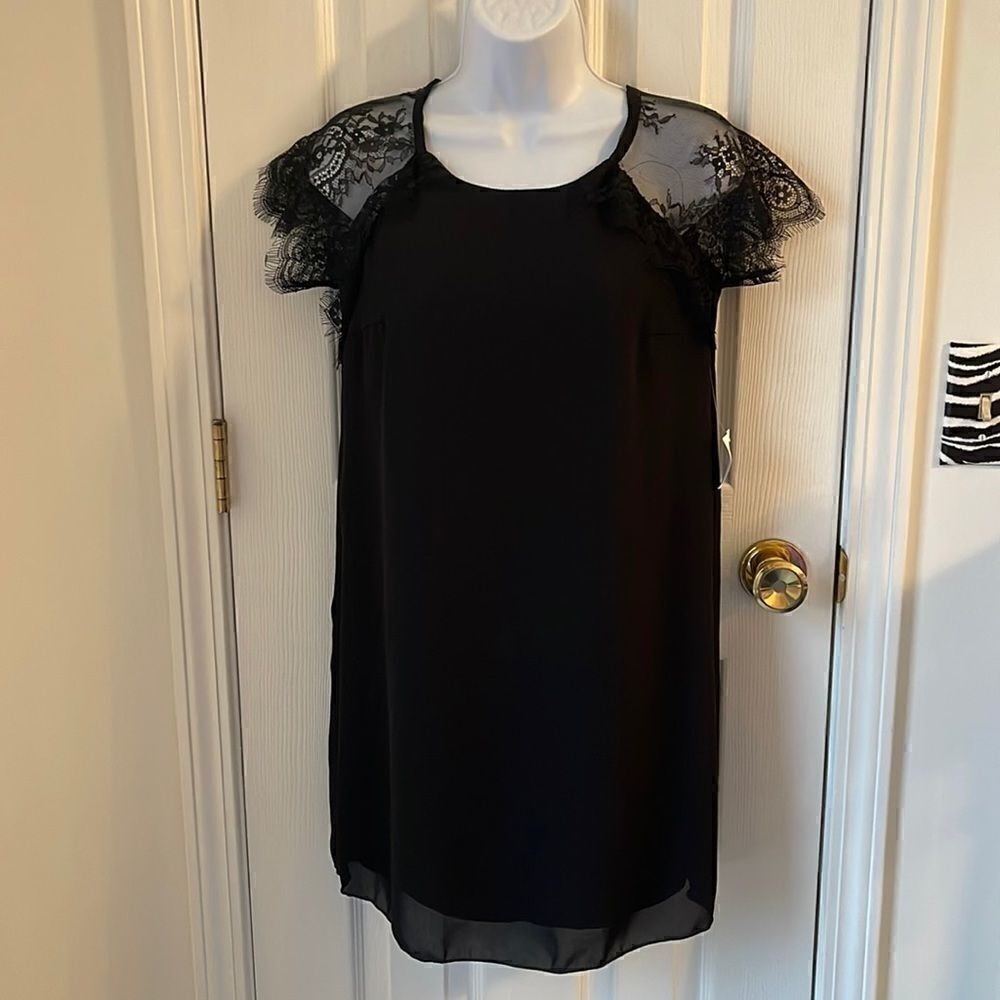 Chiffon lace dress